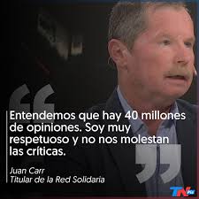 Juan Carr les respondió a quienes lo criticaron tras la campaña por el  frío: "No nos molesta lo que digan"