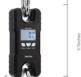 Klau Portable Mini Crane Scale 500 kg / 1000 lb Heavy Duty Digital Hanging  Scales LCD Display with Backlight for Home Farm Market Fishing Hunting ...