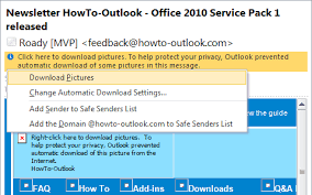 Internet Images Are Not Being Downloaded In Emails - Msoutlook.info
