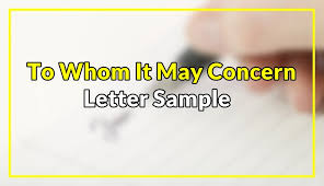 Browse through our general letters and announcements below, and get inspired we provide several kinds of general announcement letter templates that will professionalize your way of communication towards the audience. To Whom It May Concern Letter Sample