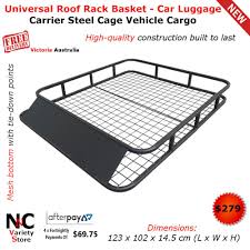 Universal Roof Rack Basket Car Luggage Carrier Steel Cage Vehicle Cargo Car Luggage Carrier Roof Rack Luggage Carrier