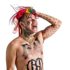 6ix9ine Rapper With Full Body Tattoo Trend Lyudi Monstrov Tatu
