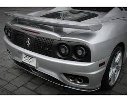 It featured a more powerful engine, new body kit and carbon fibre disc. Novitec Rear Diffuser Ferrari 360 Coupe Spider Challenge Stradale 1999 2005 F6 360 03