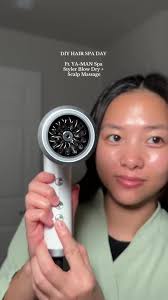 DIY Hair Spa Day? Sign us up! @Abigail Lin ✨ #yamanspastyler #hairtools  #blowdryer #redlighttherapy #blowdrytutorial