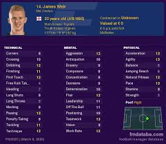 Profile page for bolton wanderers football player james weir (midfielder). James Weir Vs Maciej Obodecki Compare Now Fm 2020 Profiles