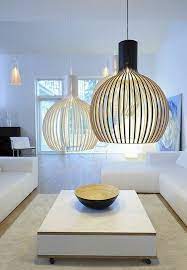 designer lampen 83 effektvolle modelle archzine net lampen wohnzimmer hangelampe wohnzimmer holzpendelleuchte