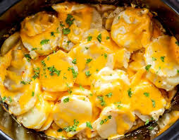 If you want them to retain their form, choose waxy potatoes like reds or yellows. Crockpot Scalloped Potatoes Easy Cheesy Lil Luna