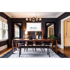 10 Creative Ideas For Dining Room Walls Black Dining Room Dinning Room Design Craftsman Dining Room