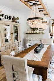The Chandeliers Are Hung Modern Farmhouse Dining Room Farmhouse Style Dining Room Modern Farmhouse Dining