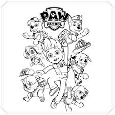 Dibujo Patrulla Canina Colorear