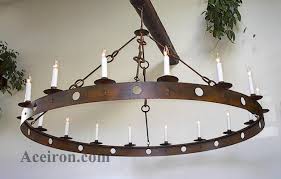 Ace Wrought Iron Custom Large Wrought Iron Chandeliers Hand Forged By Clayton J Bryant