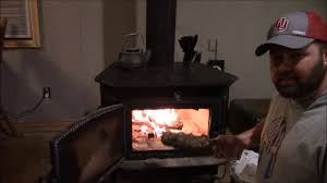 Money Saver How We Cut Our Wood Buring In Half No Electric Fan Starting A Fire Youtube