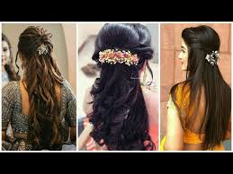 Loose curls hairstyles trendy hairstyles wedding hairstyles curly hairstyles hairstyles 2016 long haircuts hairstyles pictures prom hairstyles all down ladies hairstyles. Top 30 Indian Wedding Hairstyles From Short To Long Hairs L Hairstyle Youtube