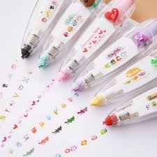 Cute Correction Tape Masking Cartoon Animal Decoration Tapes For Diary Stickers Scrapbooking Stationery School Supplies A6514 Random Designs Cute Stationery Kids Stationery Kawaii School Supplies