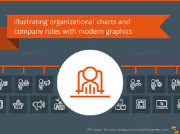 presenting company roles structures with modern outline