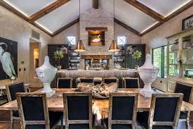 Modern interior design and decor of this new hunting lodge were created with urban luxury and elegance and give great inspirations for using rich dark room colors for your den, hunting cabin or. Rustic Modern Hunting Lodge Rustic Other By Greenbrook Design Center Houzz