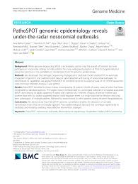 We did not find results for: Pdf Pathospot Genomic Epidemiology Revealsunder The Radar Nosocomial Outbreaks