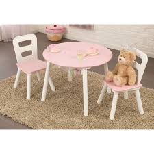 Kidkraft Round Table 2 Chair Set Pink White 26165 Round Table And Chairs Kids Table And Chairs Kids Chairs