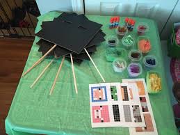 Minecraft Birthday Party Game Ideas Create Your Own Minecraft Mask Diy Great Idea For Kids Birthday Party Or Just For Some Fami Minecraft Birthday Minecraft Birthday Party Games Minecraft Party