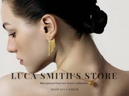Amazon.com: LUCA SMITH 18K Gold Plated Paperclip Earrings