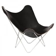 Add chic seating to your space with modern chairs. Cuero Design Leather Butterfly Chair Pampa Mariposa