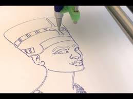 Drawing Of Nefertiti Youtube She is wearing sandals and a transparent robe. drawing of nefertiti youtube