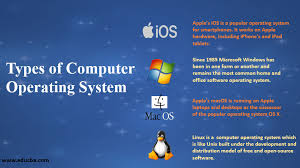 Open source operating system is operating system which source code is released under open source licensee. Types Of Computer Operating System Understanding The Various Os