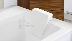 Badewanne mit dusche die lösung für kleine bäder 2019 badewanne mit einstieg und duschzone in badausstellung wir hatten angst, dass durch die schräge der einstieg zu eng ist. Nackenstutze Fur Badewanne Kissen Kopfstutze Weiss Modern Ecolam