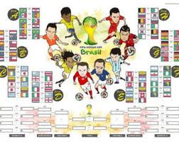 A3 Size Fifa World Cup 2014 Wall Chart Poster For Score