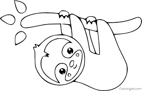 Home / animals / sloth. Sloth Coloring Pages Coloringall