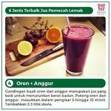 Jus Pemecah Lemak Jeruk Anggur Resep Diet Sehat Stevia Obat Alami