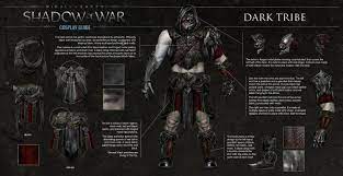 There are nine legendary sets of weapons and armour in shadow of war. Shadow Of War All 7 Orc Tribes Armor Sets Appearance Revealed Shadow Shadow Of Mordor Middle Earth Shadow