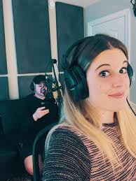 Demo tracking day...we have so many new songs we can't wait to share with  you! 🎧