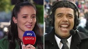 Laura Robson suffers Chris Kamara moment live