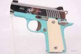 Please contact us via our contact page if you have any questions or would like to place a custom order. Kimber Micro Bel Air Teal 380 Acp For Sale