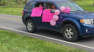 They could be described as a 'party. Kentucky Couple Surprised With Drive By Baby Shower Whas11 Com