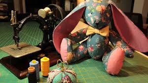 The bunny has long floppy ears and a fluffy yarn pom pom tail. Floppy Bunny Fun Project 11 Youtube
