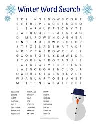 Free for you to print and. Winter Word Search Printable Winter Words Winter Word Search Winter Activities For Kids