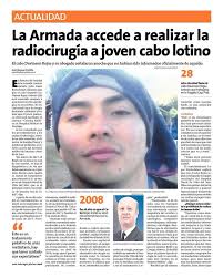 Contraalmirante Julio Lagos, Director de Sanidad de la Armada, confirmó que  se realizará el tratamiento al Cabo Davison Rojas Lee la entrevista de La  Estrella de Concepción acá https://bit.ly/2Km4vQu