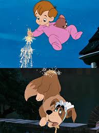 Come On Nana I Always Secretly Thought To Myself That Nana Should Have Come Along Peter Pan Disney Old Disney Disney Art