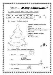 These worksheets are at a 2nd grade level. Merry Christmas Esl Worksheet By Sasha Ru