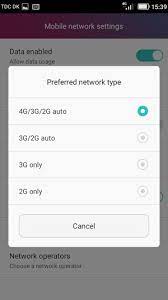 Cara setting jaringan 3g ke 2g sangat mudah,jika anda saat ini menggunakan smartphone mendukung os android ,silahkan ke menu settting kemudian pilih nirkabel dan jaringan.disana tersedia pilihan setting jaringan,kemudian pilih pada bagian jaringan seluler kemudian di lihat pada mode jaringan. Switch Between 3g 4g Huawei Y3ii Android 5 1 Device Guides
