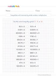 These worksheets introduce various types of subtraction. Multiplying And Dividing Decimals Pdf Zonealarm Results