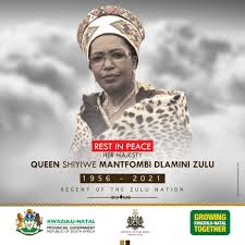 The traditional prime minister to the zulu monarch and nation, prince mangosuthu buthelezi, confirmed the news in a statement F5e1aelxglognm