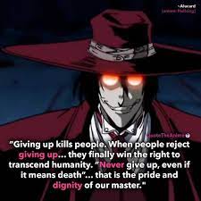 9 Grusome Alucard Hellsing Quotes Images Qta Hellsing Alucard Hellsing Alucard