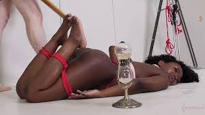 Ball Sucking Beauty gets Flogged and Spanked: Babe Porn by Assylum