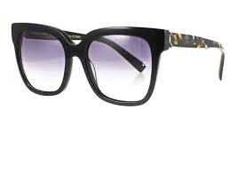 Campaign of sunglasses ana hickmann. Sunglasses Ana Hickmann 9208 A01 Black Rods Duo Black Animal Print For Sale Online