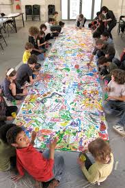 Ensaders Des Projets Artistiques Collaboratifs Art Montessori Art De Maternelle