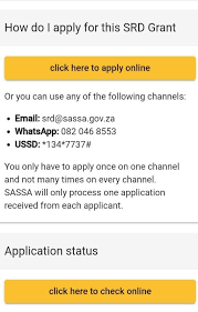 Check application status by sending 'status' to 082 04 8553 on whatsapp, and your application status will be sent to you. Facebook