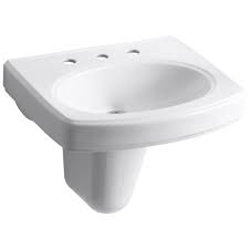 kohler pinoir wall mount vitreous china
